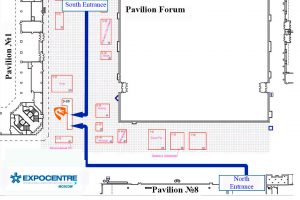 Neftegaz 2017 floor plan