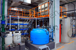 Contaminated effluents treatment plant