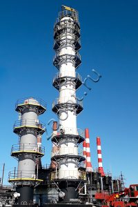 Колонна блока очистки нефти от сероводорода 